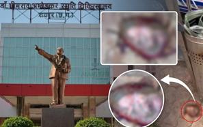 अंबेडकर अस्पताल के गेट पर पॉलीथिन में नवजात का शव मिला, घटना से इलाके में सनसनी फैल गई