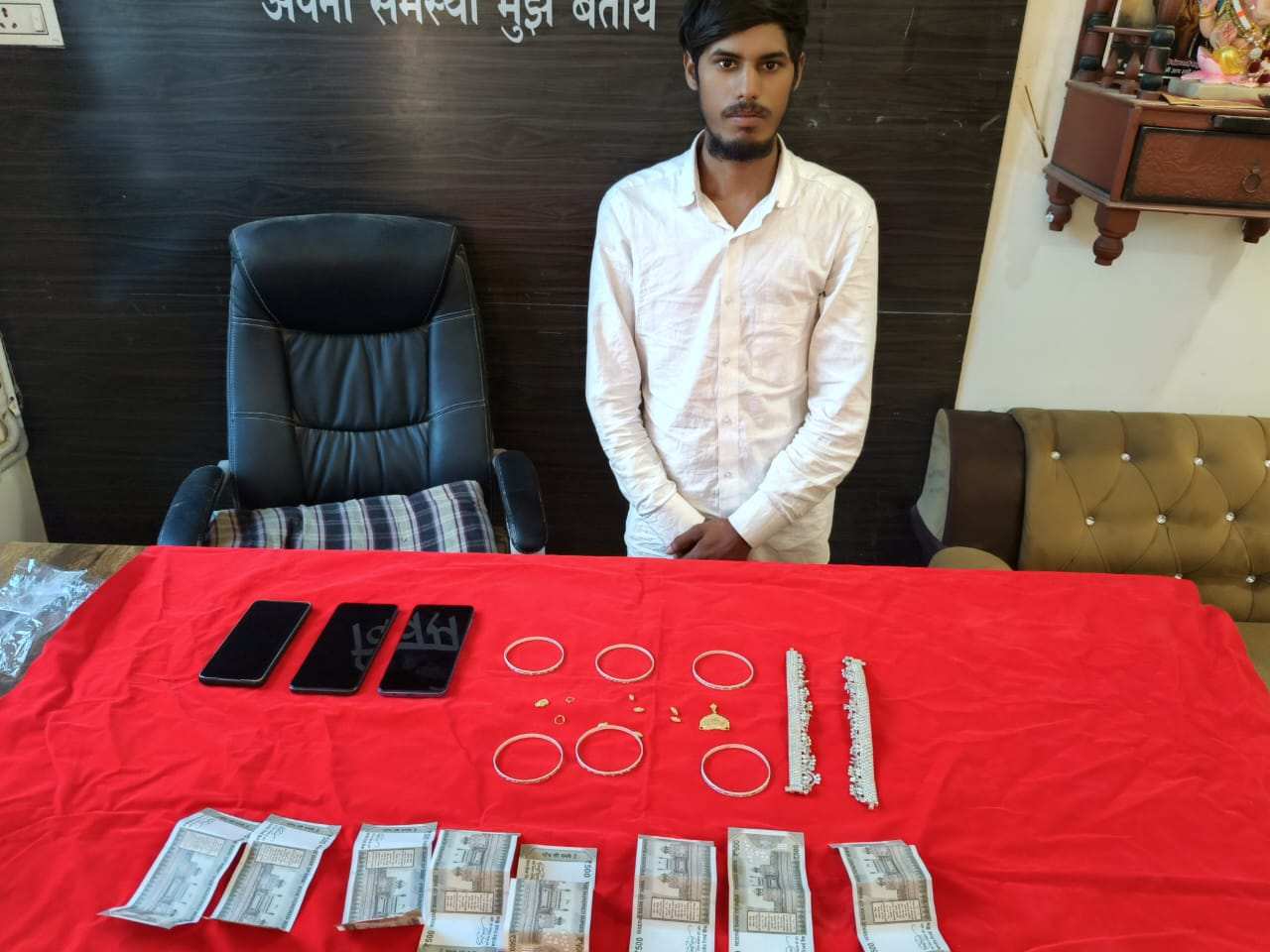 चोरी की दो घटनाओं में शामिल आरोपी संग नाबालिक गिरफ्तार, सरकंडा पुलिस ने 48 घंटे के भीतर धरा दोनों आरोपियों को.