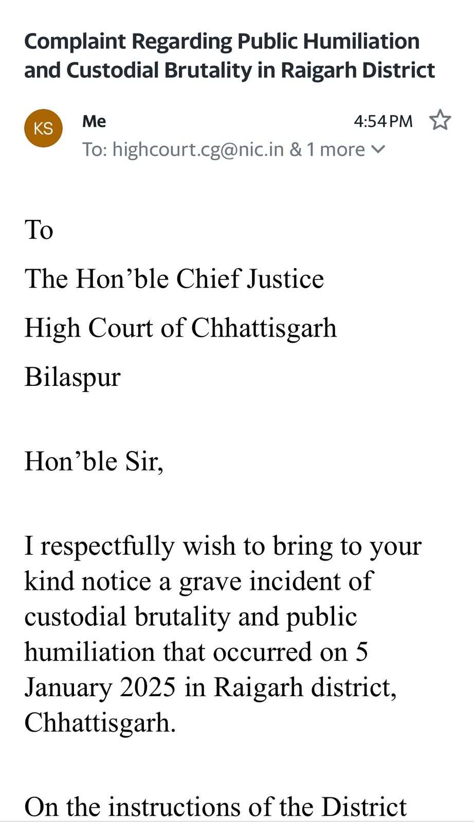 आरटीआई एक्टिविस्ट कुणाल शुक्ला ने कहा, तमनार की घटना के आरोपी को सरे बाजार अर्धनग्न कर घुमाना शर्मनाक,हाईकोर्ट में याचिका भी दायर करूंगा.