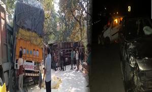 नेशनल हाईवे पर दो कारों की जोरदार टक्कर, 2 लोगों की मौत… उधर चिल्फी घाट में ट्रक पलटने से लगा लंबा जाम