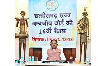 वन्यजीवों के प्राकृतिक आवासों की रक्षा तथा सह-अस्तित्व के सिद्धांतों के अनुरूप सभी गतिविधियों का संचालन किया जाए : मुख्यमंत्री साय