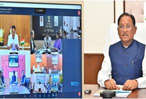 C. R. Patil ने छत्तीसगढ़ में हो रहे नवाचारों की सराहना की, वहीं मुख्यमंत्री विष्णु देव साय ने कहा—31 मई तक 10 लाख जल संरक्षण संरचनाएं बनाने का लक्ष्य तय