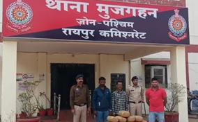 सूखे नशे के खिलाफ बड़ी कार्रवाई: ग्राहक की तलाश में घूम रहे दो अंतरराज्यीय तस्कर गिरफ्तार, 10 लाख से ज्यादा का गांजा बरामद