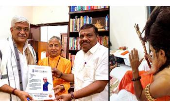 शिवरीनारायण के विकास के लिए सद्गुरु ऋतेश्वर के आशीर्वाद से प्रतिनिधिमंडल ने केंद्रीय पर्यटन मंत्री शेखावत से की मुलाकात