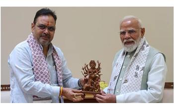 Bhajanlal Sharma की Narendra Modi से मुलाकात, कई अहम मुद्दों पर चर्चा