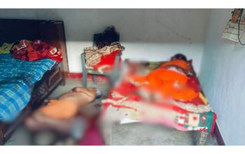 घर में सो रहे बुजुर्ग दंपति की हत्या, मौके से मुखौटा बरामद; आरोपियों की तलाश में पुलिस जुटी