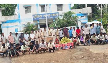 ऑपरेशन अंकुश के तहत पुलिस का शिकंजा, 5 जुआ फड़ों पर दबिश, 33 आरोपी पकड़े गए